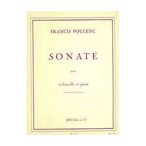 Sonate for Cello and Piano Francis Poulenc 9790047312754  