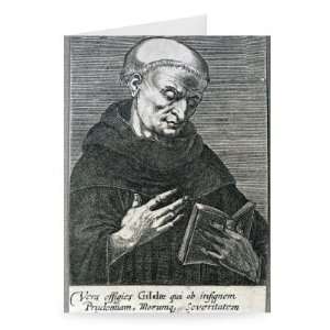  St. Gildas (engraving) by William Marshall   Greeting Card 