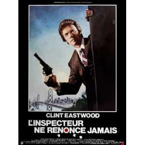  Enforcer Poster French 27x40 Clint Eastwood Tyne Daly Harry Guardino