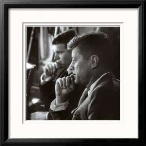 John F. Kennedy with Attorney General Robert F. Kennedy, 1962 Framed 