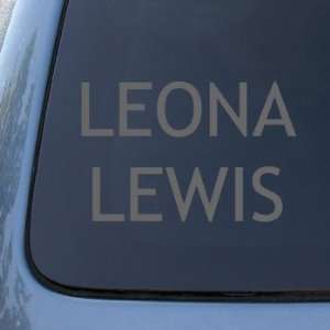 LEONA LEWIS   Vinyl Car Decal Sticker #1857  Vinyl Color Silver
