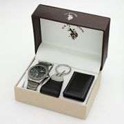 Polo Association Two Tone Expansion Watch, Key Chain and Money 