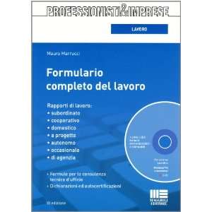   completo del lavoro. Con CD ROM (9788838754241) Mauro Marrucci Books