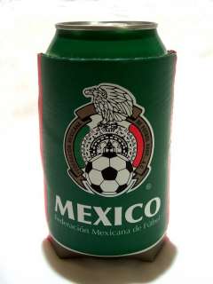 Mexico Soccer World Cup Team Neoprene Can Koozie New  