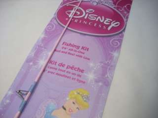 Disney Princess Fishing Pole Rod Reel Combo Shakespeare NEW for Kids 