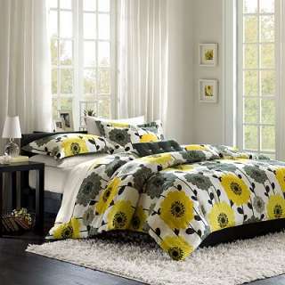 MiZone Blythe Floral Comforter Set   Full/Queen