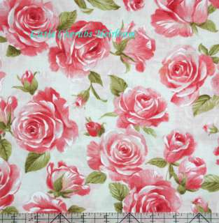 Michael Miller Sweet Garden Roses Rose Fabric by Yard  