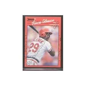 1990 Donruss Regular #279 Vince Coleman, St. Louis Cardinals Baseball 
