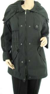 KENNETH COLE Glam Rock Casual Nylon Womens Jacket Coat Trench US XS 