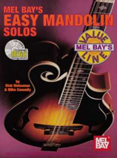 Mel Bays Easy Mandolin Solos Tab Book Cd NEW  