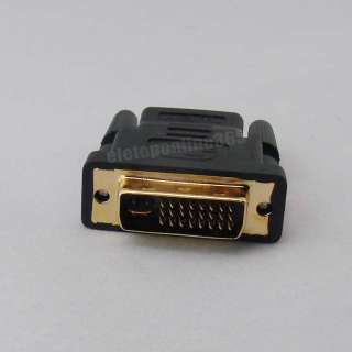 DVI I Male To HDMI Female 24K Gold Converter Adapter  