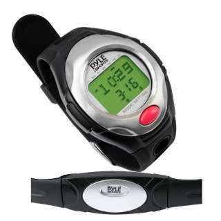 Pyle PHRM40 1 Button Heart Rate Monitor Sports Watch + Wireless Belt 