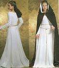 Medieval Fantasy gown PATTERN cape hood to SEW 4377 s LOTR SCA 6 8 10 