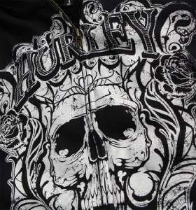 Hurley Absin Skull Mens Hoodie Sweatshirt Jacket NWT S  