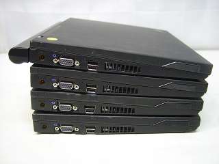 Lot of 4 IBM ThinkPad X40 Notebook Laptops 12.1 LCD Intel Pentium M 