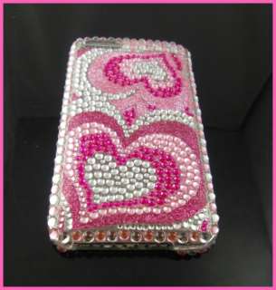   Bling Crystal Full Hard Case for iPod Touch 2 2G 3G Pink TC70  