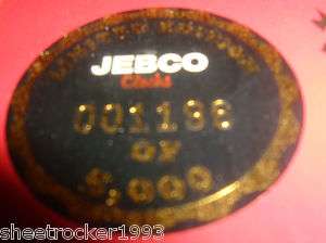 NASCAR Jeff Gordon Jurassic Park Ride Jebco Clock #rd  