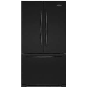  Kitchen Aid KFCO22EVBL Black French Door Refrigerator with 