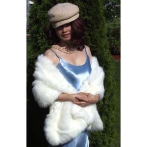  Ivory Faux Mink Furs Wedding Wraps with Clasp: Everything 
