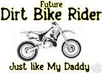 Future Dirt Bike rider baby bodysuit infant one piece  