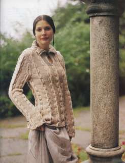   Knits Winter 2002 Renaissance Tunic Shawl Sweater Knitting Pattern