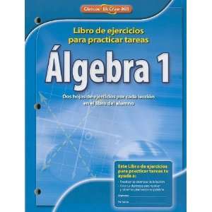   Algebra 1, Spanish Homework Practice Workbook [Paperback] McGraw Hill