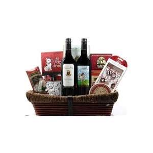   Lover Wine Gift Basket with Mutt Lynch Wine Grocery & Gourmet Food