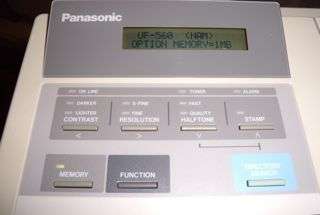 Panasonic UF 560 Fax Machine #21043760  
