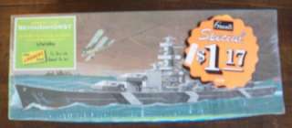 1975 NOS German Battleship Scharnhorst Lindberg Model Grants  