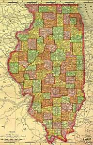 1878 History & Genealogy of OGLE County Illinois IL  