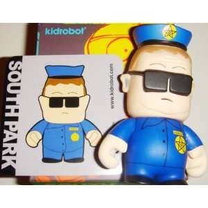  Kidrobot South Park Mini 3 inch Figure   OFFICER BARBRADY 