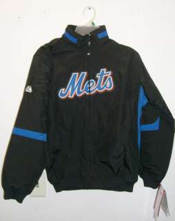 NWT Boys Majestic MLB NY METS Dugout Jacket/coat Size L 726651720714 