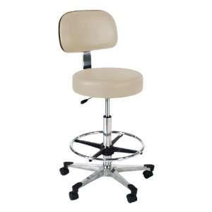  860 Series Lab Stool with Backrest and Single Lever 