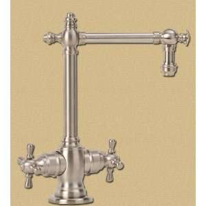 Waterstone Faucets 1750HC Towson Straight Spout Cross Handle Hot Cold 