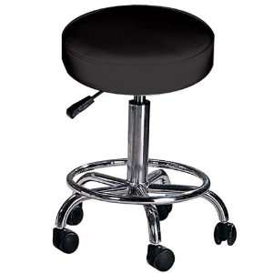  Hydraulic Adjustable Rolling Stool w/ Foot Rest for Massage Tables 