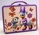 DISNEY MICKEY MOUSE ** DAISY DUCK ** TIN LUNCH BOX / CARRY ALL {NWL}