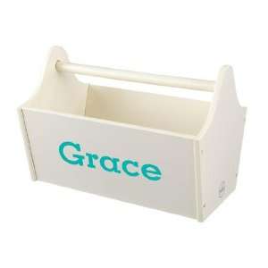  Personalized Toy Caddy   Vanilla   Print Serif Print Color 