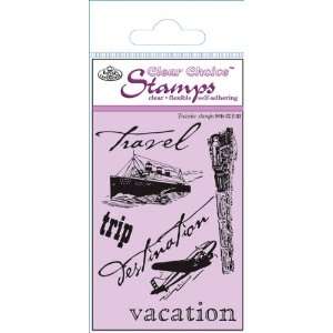   Brush Mini Clear Choice Stamps   The Traveler Arts, Crafts & Sewing