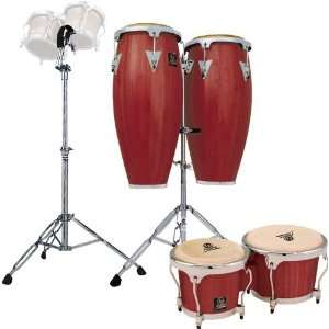   Darkwood Aspire Conga Set with Bongos and Stand Musical Instruments