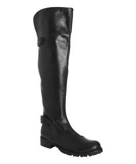 Charles David black leather Renegade over the knee boots
