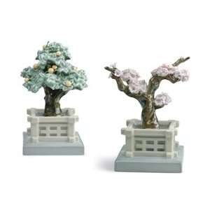  Lladro Porcelain Figurine Japanese Mandarin and Cherry 