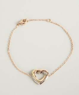 Cartier rose, white, yellow gold Trinity heart bracelet   up 