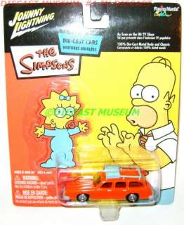 MARGES STATION WAGON CAR THE SIMPSONS MAGGIE DIECAST  