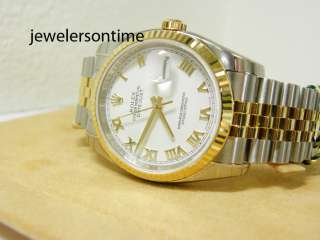 Brand New Rolex SS/18K Mens 36mm Datejust 116233 M  