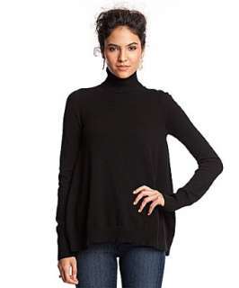 Hayden black cashmere asymmetrical hem sweater  BLUEFLY up to 70% off 