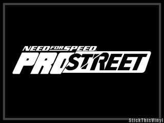 Need for Speed Pro Street Logo Decal Sticker (2x)  