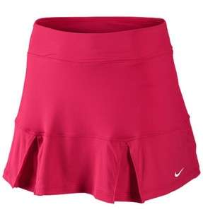 Nike Womens Power Pleated Tennis Skirt Running Skort Shorts Scarlet 