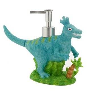 Dinosaur Friends Kids Lotion Bottle Blue Bathroom
