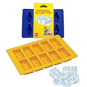  Lego Minifigure Ice Tray and Ice Brick Tray molds: Toys 
