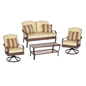 Living Accents Madison 4 Piece Deep Seating Set Patio 